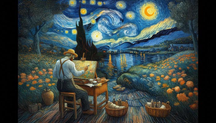 بررسی نقاشی ها و تکنیک های ونسان ون گوگ