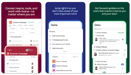 اپلیکیشن asana اسانا